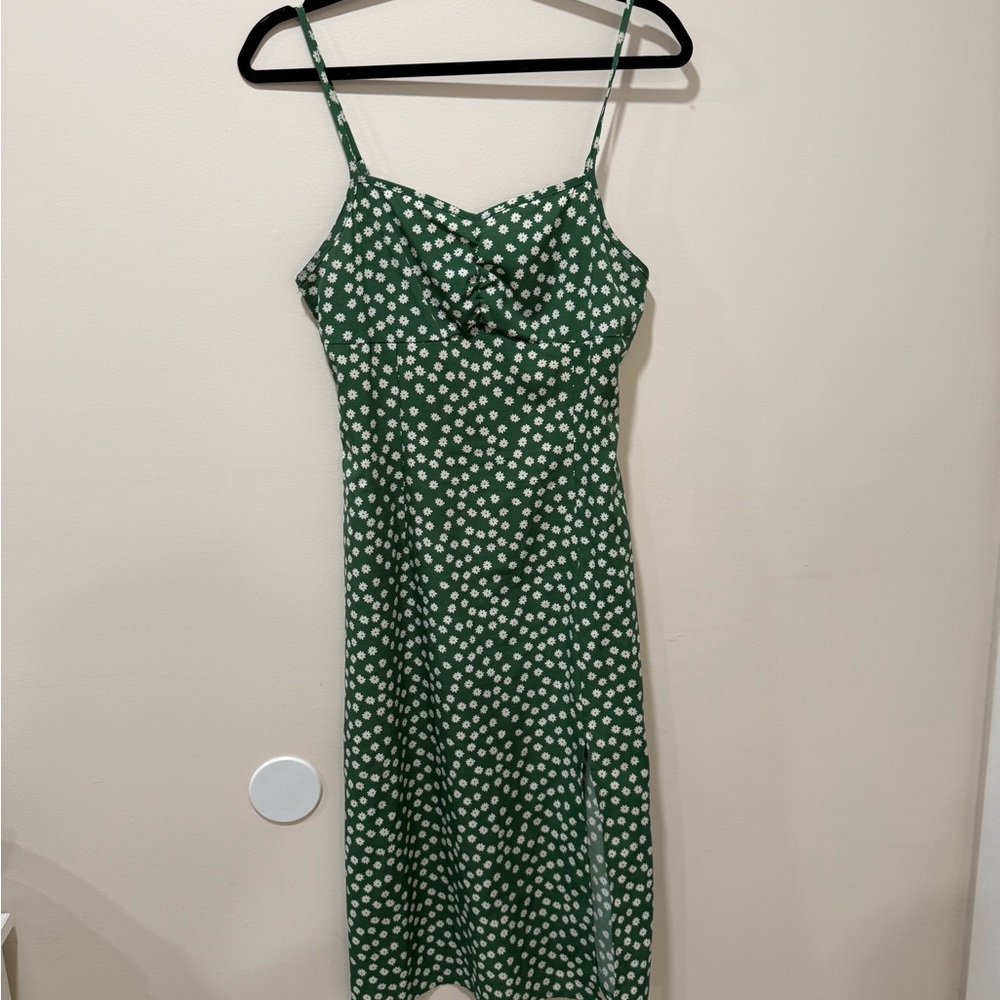 Green Polka Dot Dress